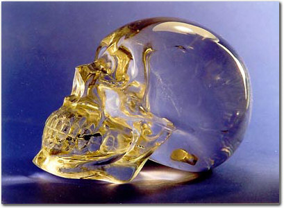Crystal Skull carved in Germany by a master Carver